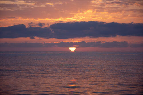 Cloudy Sunrise over the sea 2